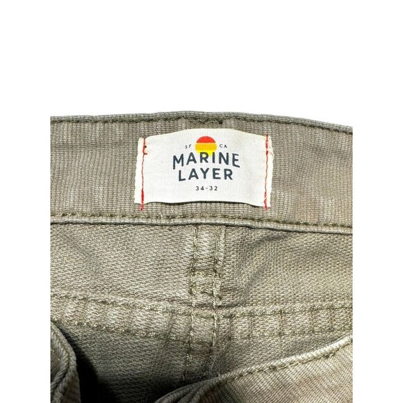 Marine Layer Olive Chinos - Picture 3 of 10